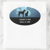 Adopteer een huisdier Stickers (Tas)