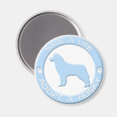 Adopteer een Husky Magnet Magneet (Voorkant / Achterkant)