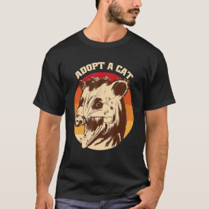 Adopteer Een Kat Geweldige Possum T-shirt