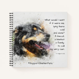 Adopteer een Shelter Pet - Berner Sennenhond Notitieboek