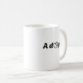 Adopteer een Shelter Pet Day - Koffie Mok voor Hon (Voorkant rechts)