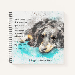 Adopteer een Shelter Pet - Teckel Notitieboek