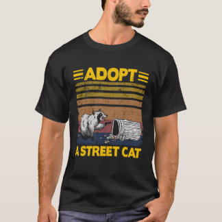Adopteer een Street Cat Raccoon Pullover Hoodie_3