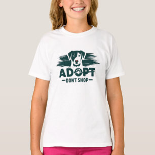 Adopteer niet winkelen 2 t-shirt