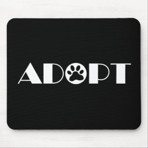 Adopteer poot hond muismat