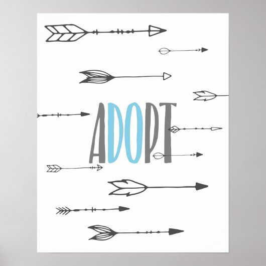Adopteer Poster (Voorkant)