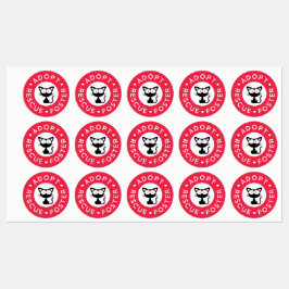 Adopteer, redding, pleegster | Schattigee zwarte k Labels