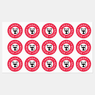 Adopteer, redding, pleegster | Schattigee zwarte k Labels