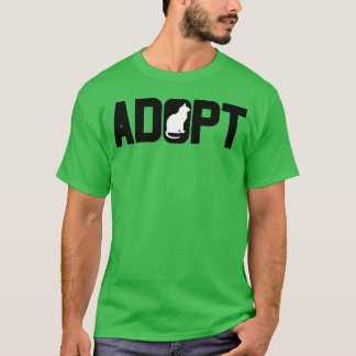 Adopteer Retro dieren adopteren T-shirt
