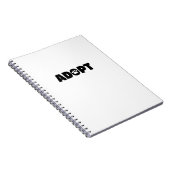 Adopter le Carnet Spiral Empreinte de patte Secour (Côté Droit)