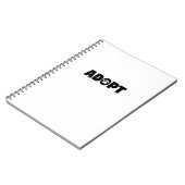 Adopter le Carnet Spiral Empreinte de patte Secour (Côté gauche)