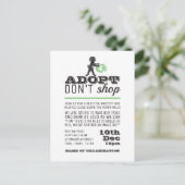 Adopter Ne pas Acheter, Invitation de point de réu (Debout devant)