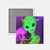 Adopter un aimant pour animaux de compagnie (Recto/Verso)
