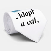 Adopter un cravate de promotion du chat (Roulé)