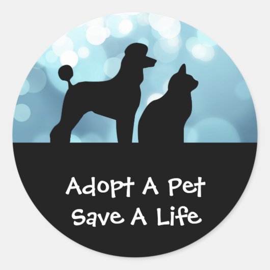 Adopter Un Stickers Pour Animaux De Compagnie (Devant)