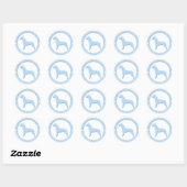 Adopter un Stickers Taureau à mâchoires (Feuille)