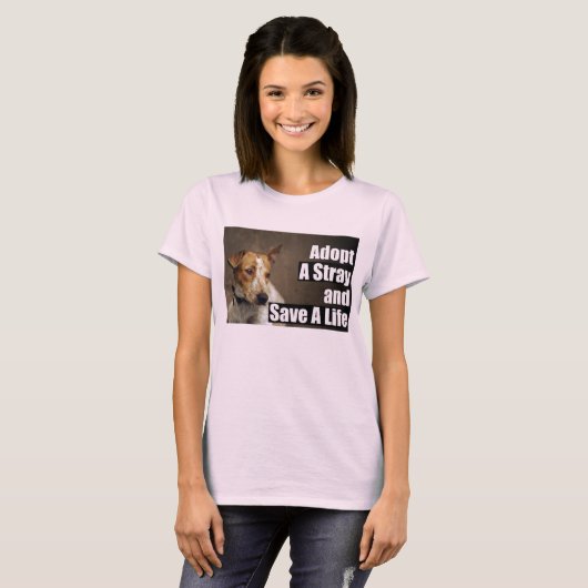 Adopter un T-shirt Stray ( devant ) (Devant entier)