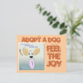 ADOPTER UNE CARTE POSTALE CHIEN (Debout devant)