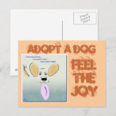 ADOPTER UNE CARTE POSTALE CHIEN (Devant / Derrière)