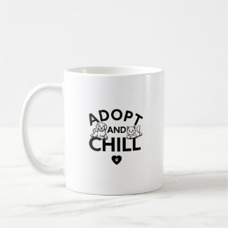 Adopteren en chillen - T-shirt voor dames Koffiemok
