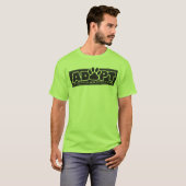 "Adoptez T-shirt à LRAV" (Devant entier)