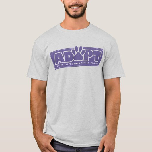 "Adoptez T-shirt à LRAV" (Devant)