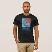Adoptez un T-shirt de chien (Devant entier)