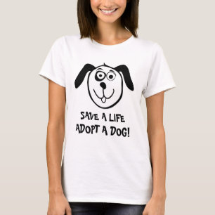 Adoptez un T-shirt de chien pour le bien-être des