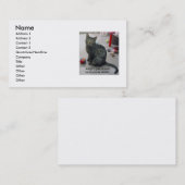 Adoptez une carte de profil d'animal familier (Devant / Derrière)