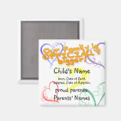 Adoptie aankondiging magneet (Voorkant / Achterkant)