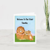 Adoptie Aankondiging Welkom bij de Tribe Lions (Voorkant)