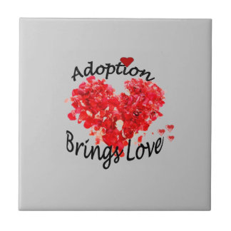 Adoptie Brings Love Tile Tegeltje