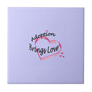 Adoptie Brings Love Tile Tegeltje
