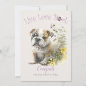 Adoptie Bulldog, Gotcha-dag Kaart (Voorkant)