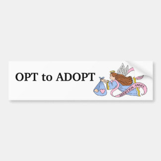 Adoptie Engel Bumpersticker