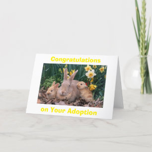 ADOPTIE = FAMILIE IS GEGROEID / LIEFDE IS GEGROEID KAART