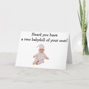 ADOPTIE = NIEUWE BABYPOP VAN JEZELF KAART