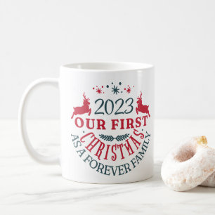 Adoptie "Onze eerste voor altijd familie kerst" Koffiemok