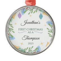 Adoptie Ornament Gepersonaliseerd als Eerste Kerst