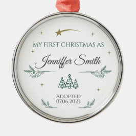 Adoptie Ornament Gepersonaliseerd als Eerste Kerst