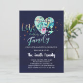 Adoptie pleegzorg viering / Bruiloft Kaart (Staand voorkant)