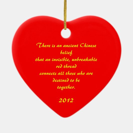 Adoptie Red Thread Ornament (Achterkant)