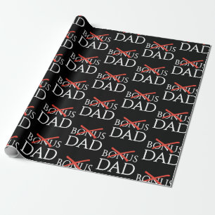 Adoptie Stiefvader BONUS VADER Vaderdag Cadeaupapier