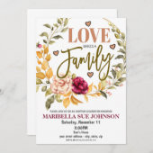 Adoptie Viering Uitnodiging (Voorkant / Achterkant)