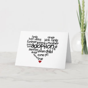Adoptie-woorden Kaart