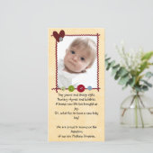 adoptieaankondiging-fotokaart aankondiging (Staand voorkant)