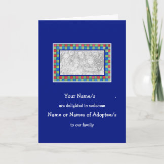 adoptieaankondiging fotokaart aankondiging