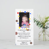 adoptieaankondiging-fotokaart aankondiging (Staand voorkant)