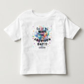Adoptiedag  kinder shirts (Voorkant)