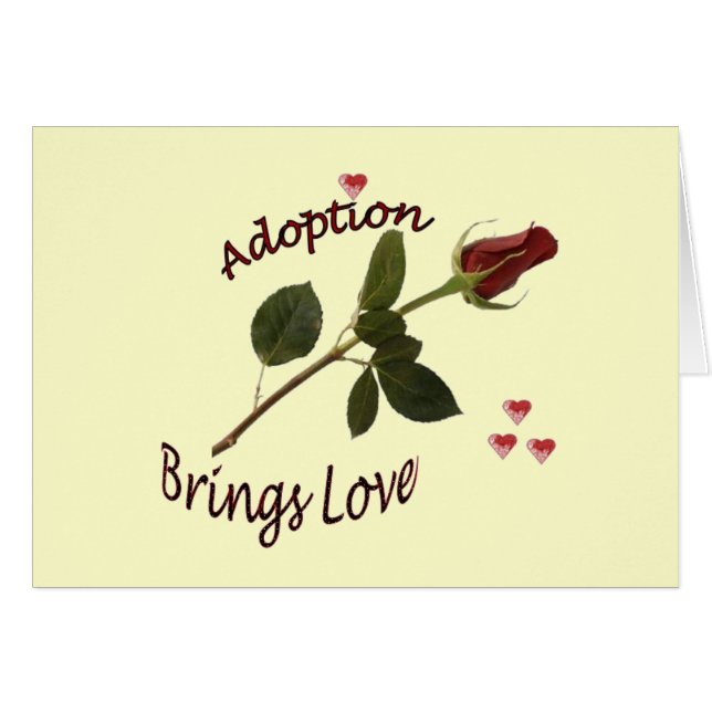 Adoptiekaart (Voorkant Horizontaal)